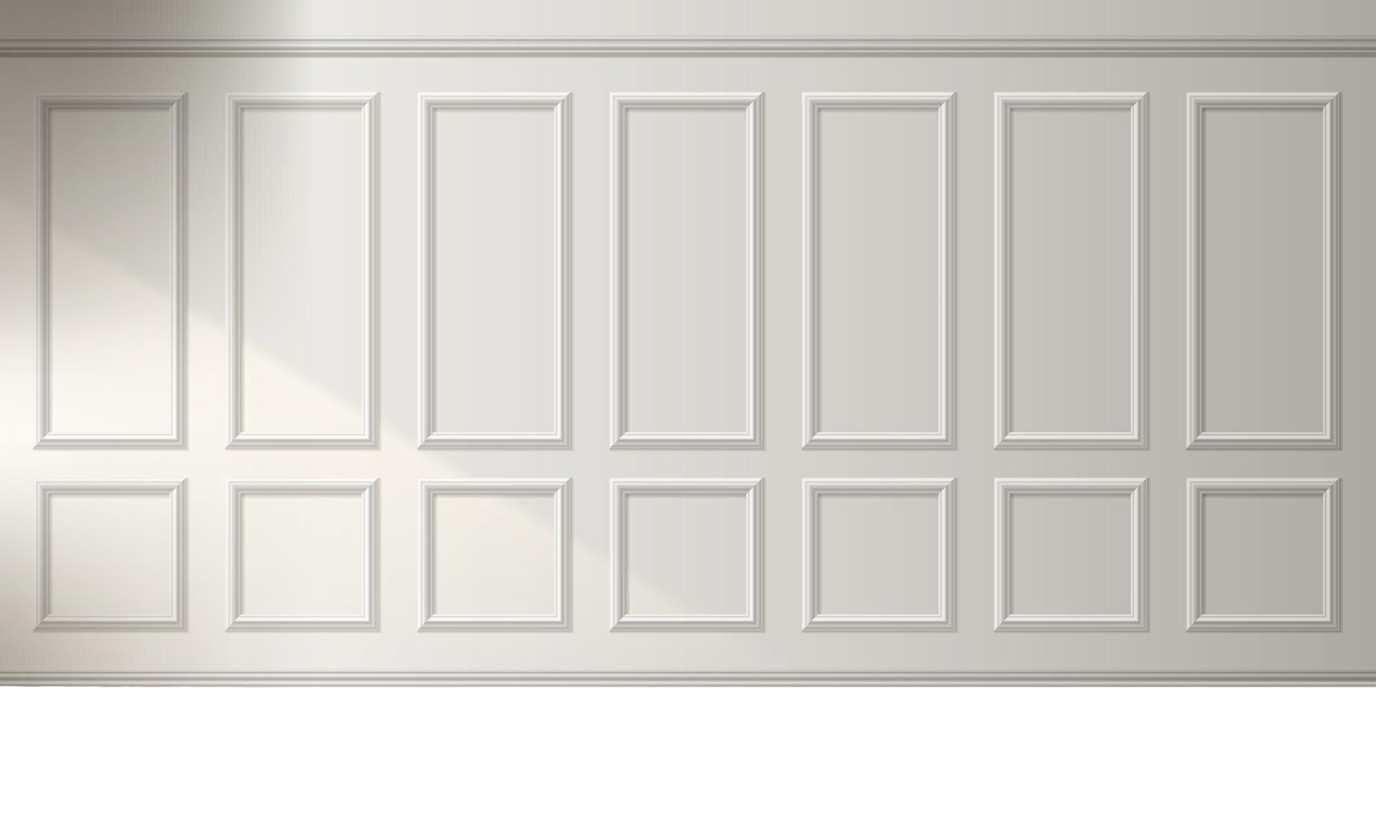 Molduras decorativas em drywall no estilo boiserie