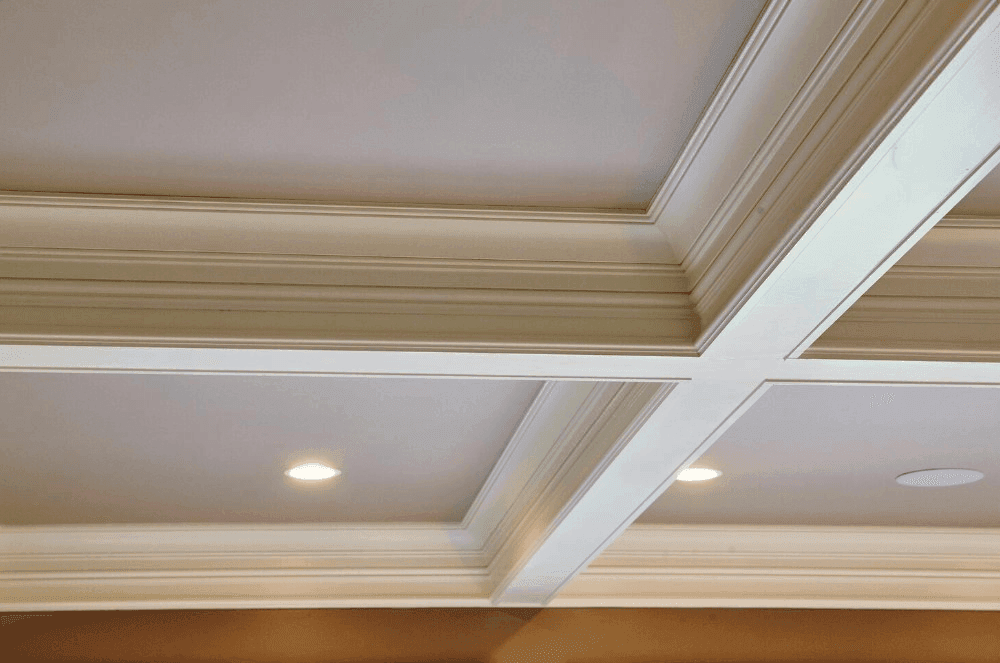 Sanca dupla com dois níveis em drywall
